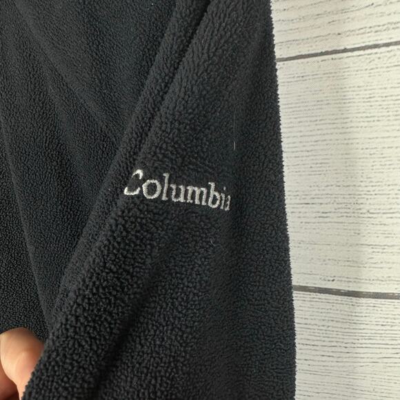 Columbia Womens size Small Arctic Air Fleece 1/2 Zip Jacket Black 1564881 - Picture 4 of 9